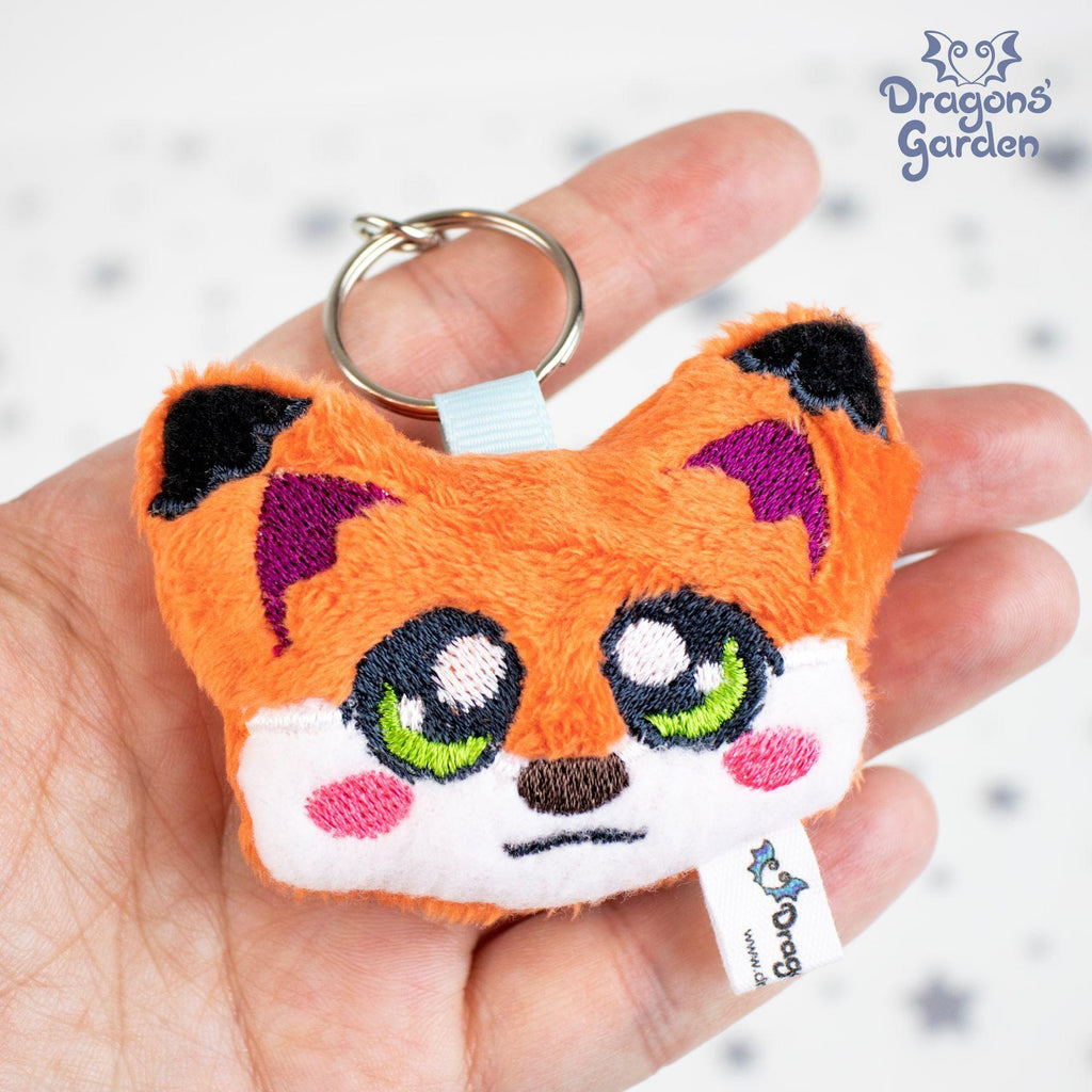 ITH Cute Fox Plushie Embroidery Pattern - Dragons' Garden - Pattern 4x4