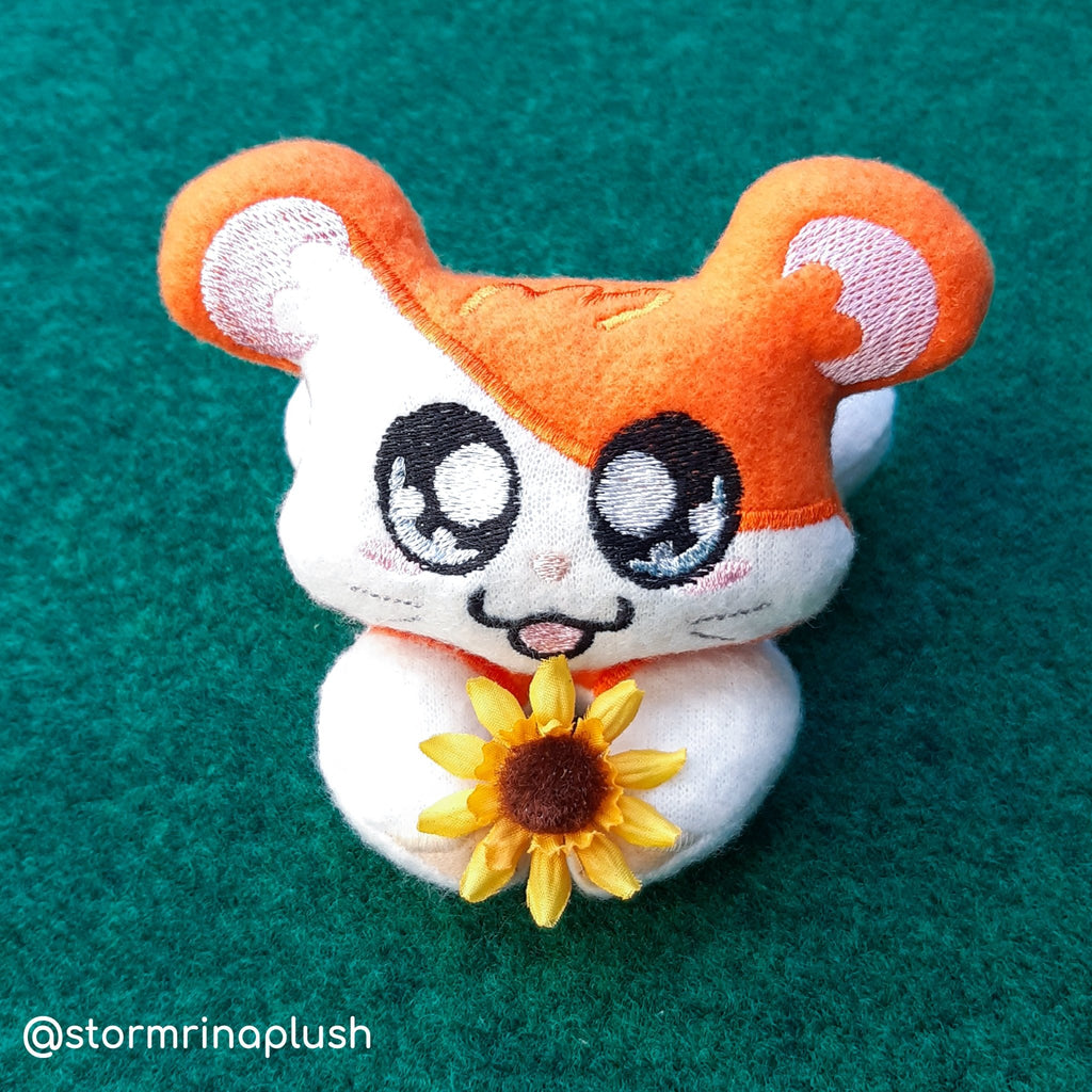 ITH Cute Hamster Plush Embroidery Pattern - Dragons' Garden - Pattern 4x4