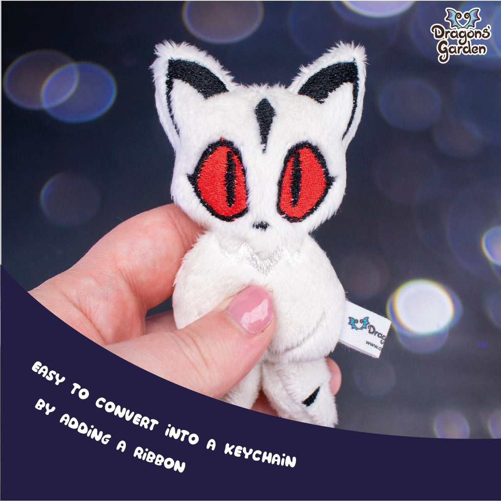 ITH Demon Kitty Blob Plushie Pattern - Dragons' Garden - Pattern 4x4