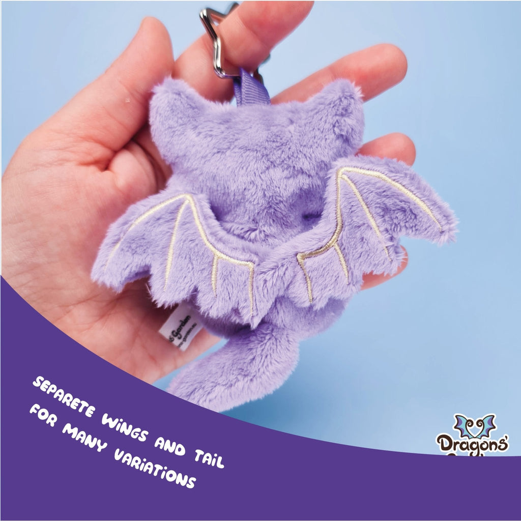 ITH Dragon Hatchling Charm Plushie Pattern - Dragons' Garden - Pattern 4x4