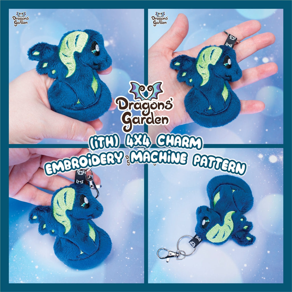 ITH Drake Charm - Dragons' Garden - Pattern *Patreon