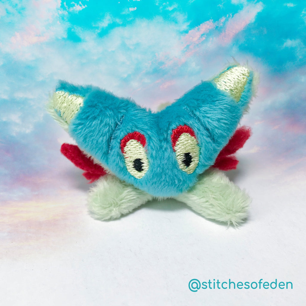 ITH Dreepy Pokemon Plushie Pattern - Dragons' Garden - Pattern 4x4