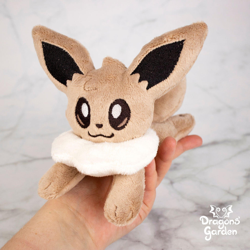 ITH Eevee Plush Embroidery Pattern Eeveelutions - Dragons' Garden - Pattern 4x4