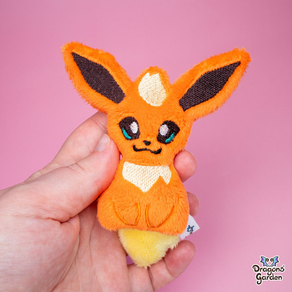 ITH Flareon Blob Plushie Pattern - Dragons' Garden - Pattern 4x4