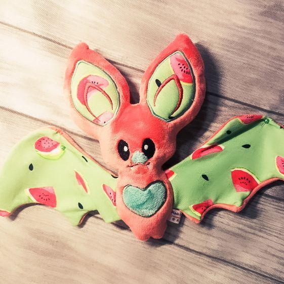 ITH Fruit Bats Plushies Embroidery Pattern - Dragons' Garden - Pattern 4x4