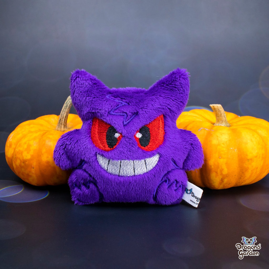 ITH Gengar Blob Plush Embroidery Pattern - Dragons' Garden - Pattern 4x4