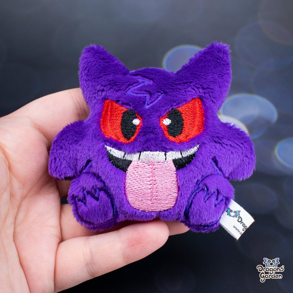 ITH Gengar Blob Plush Embroidery Pattern - Dragons' Garden - Pattern 4x4