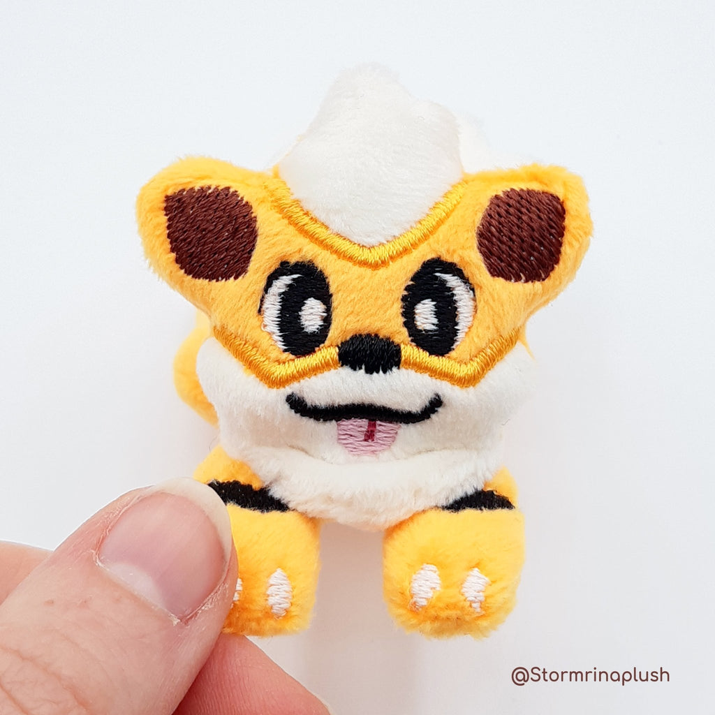 ITH Growlithe Pokemon Plushie Pattern - Dragons' Garden - Pattern 4x4