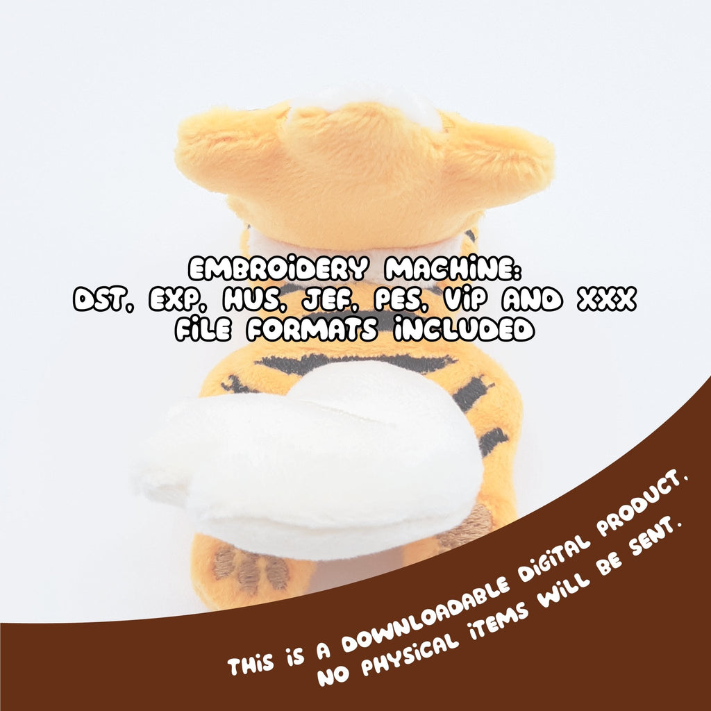 ITH Growlithe Pokemon Plushie Pattern - Dragons' Garden - Pattern 4x4