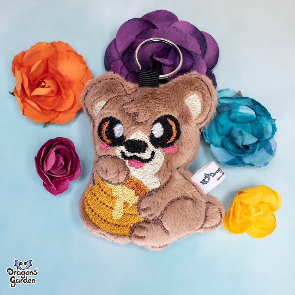 ITH Honey Bear Charm Pattern - Dragons' Garden - Pattern 4x4