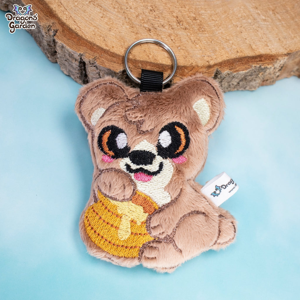 ITH Honey Bear Charm Pattern - Dragons' Garden - Pattern 4x4