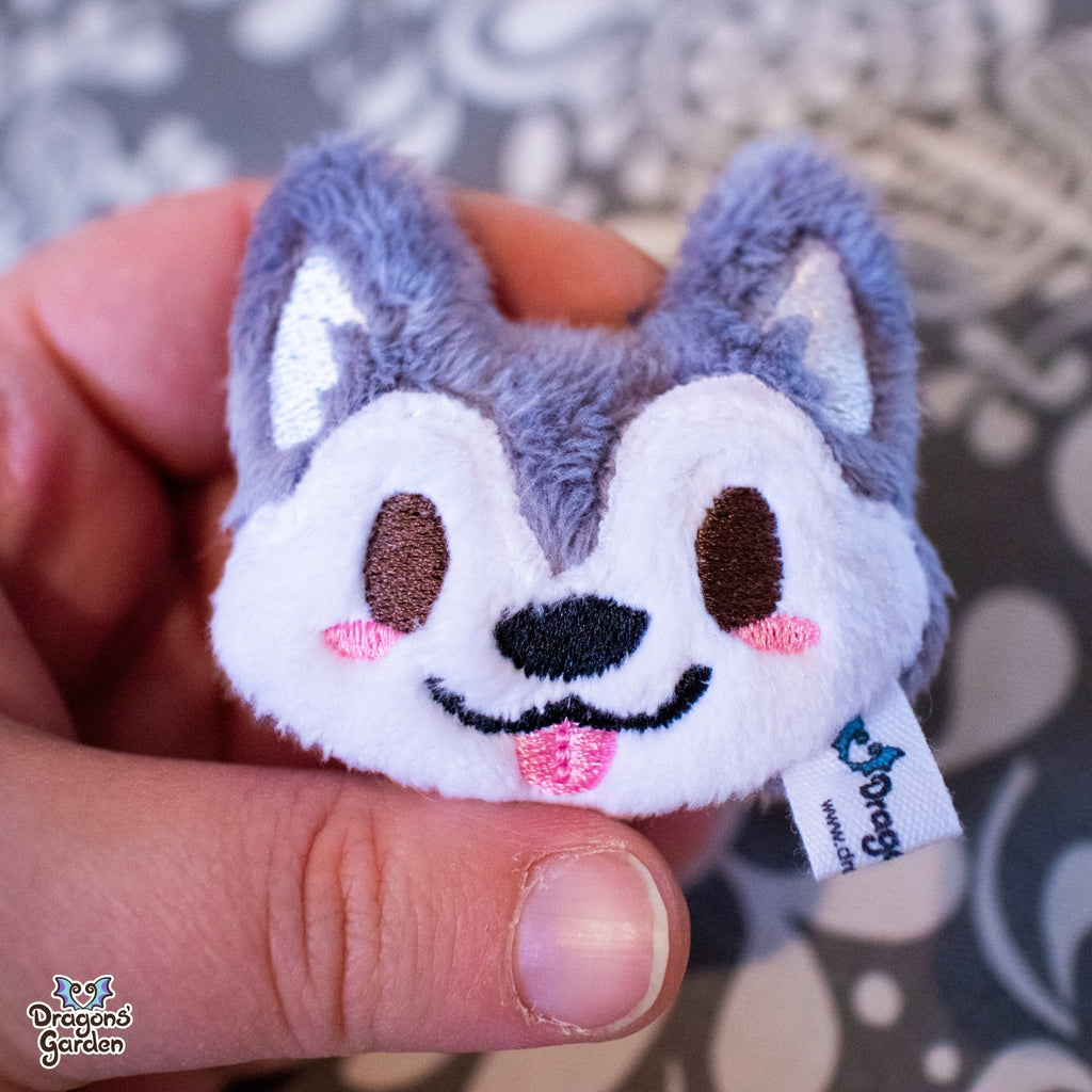 ITH Husky Puppy Head Charm Pattern - Dragons' Garden - Pattern 4x4