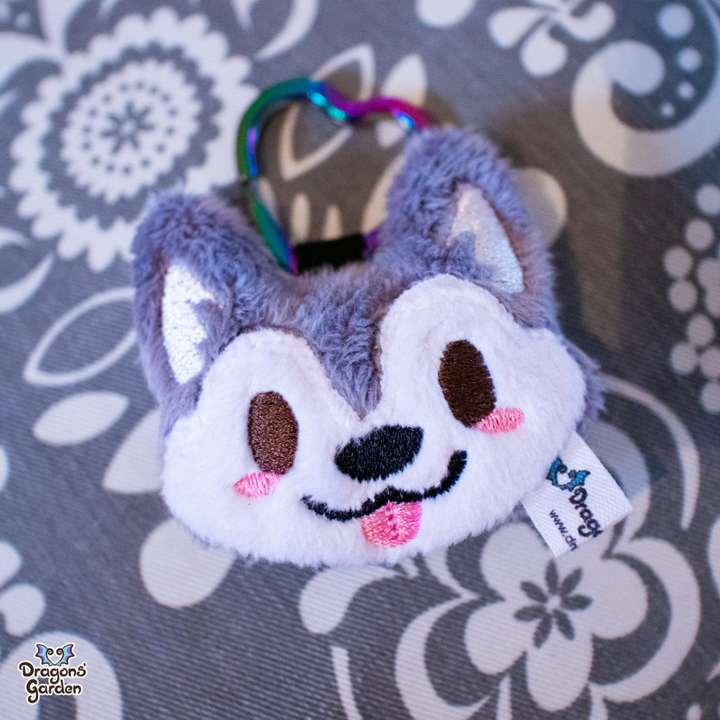 ITH Husky Puppy Head Charm Pattern - Dragons' Garden - Pattern 4x4