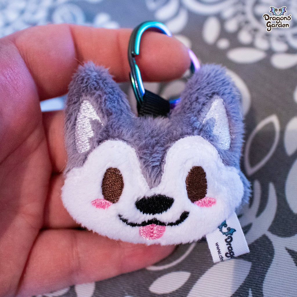 ITH Husky Puppy Head Charm Pattern - Dragons' Garden - Pattern 4x4