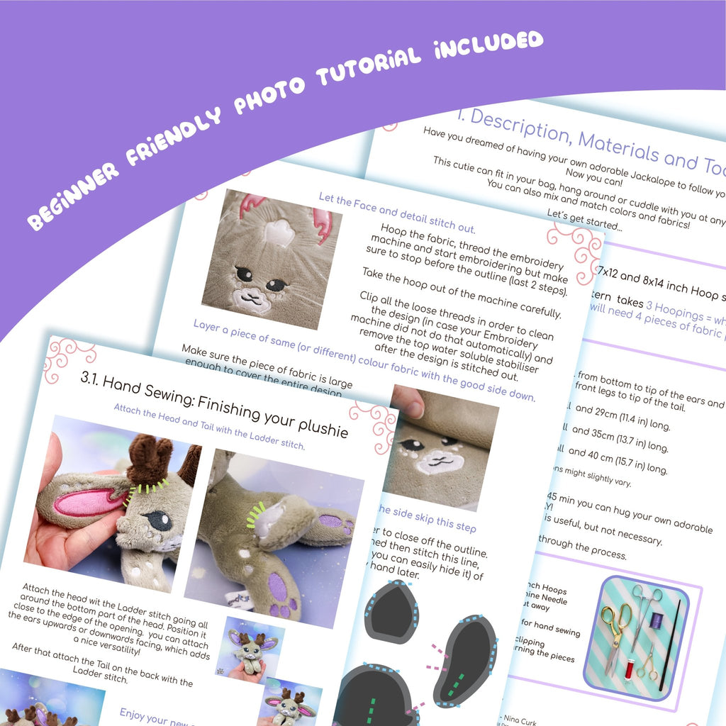 Ith Patterns Embroidery Patterns | beginner friendly cute ITH projects– Page 8 ...