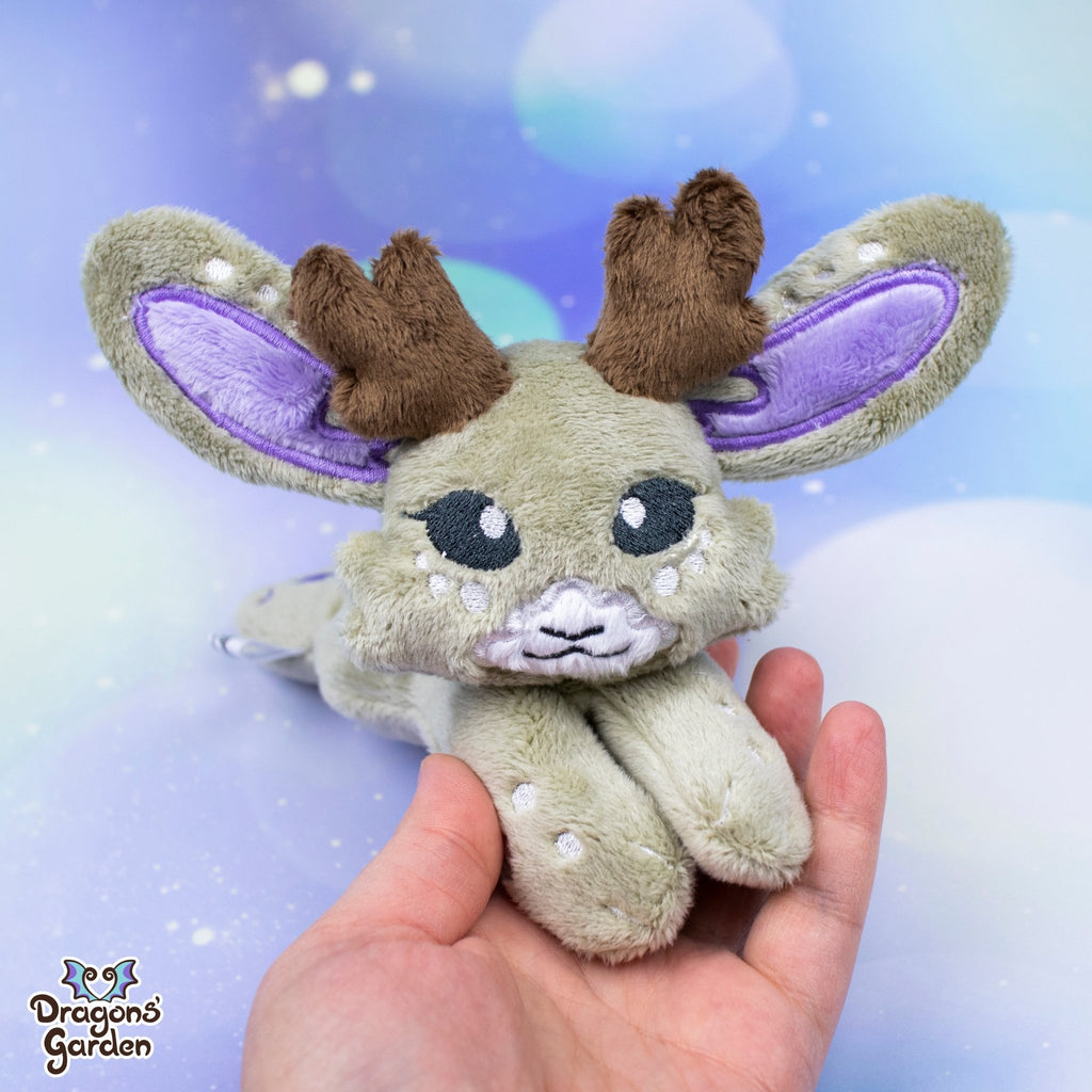 ITH Jackalope Plushie Embroidery Pattern - Dragons' Garden - Pattern 5x7
