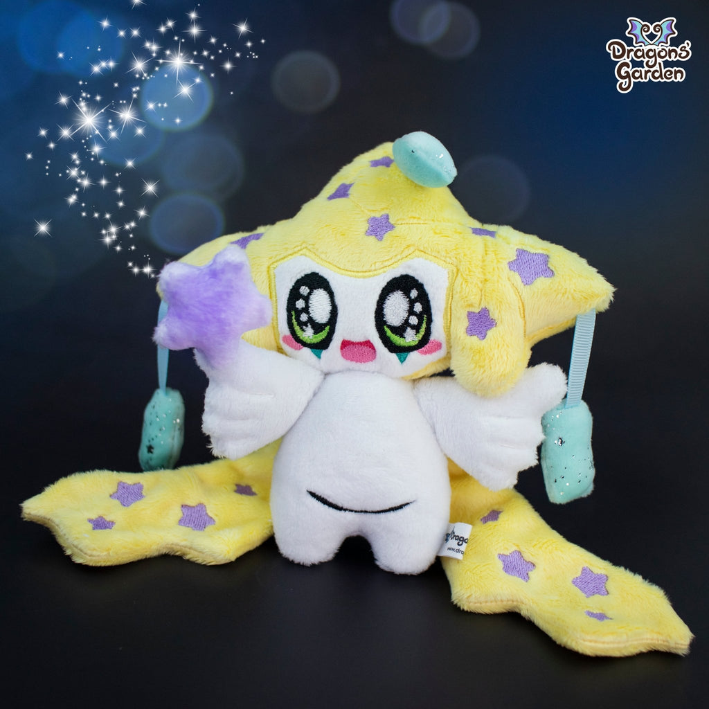 ITH Jirachi Pokemon Plushie Pattern - Dragons' Garden - Pattern 4x4