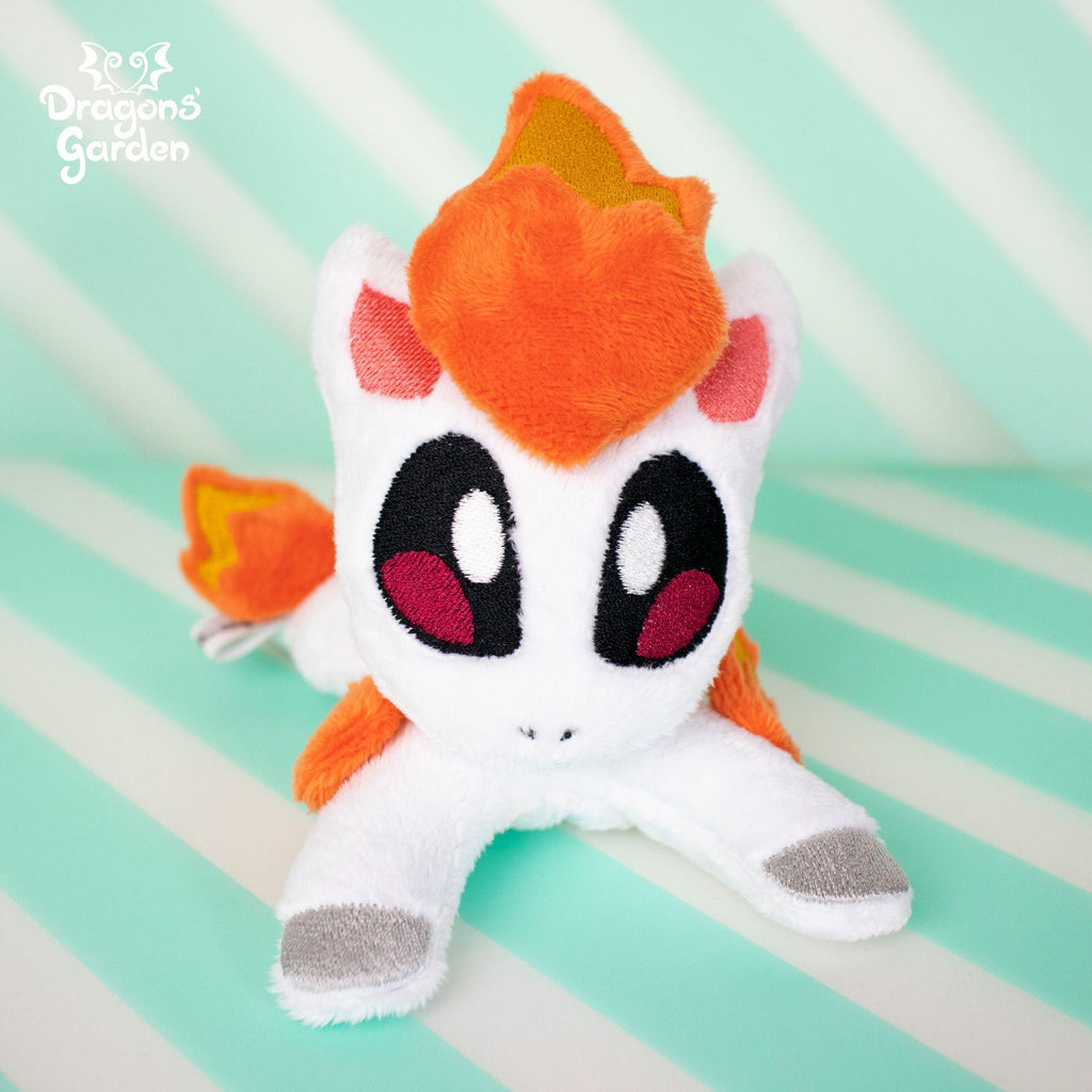 ITH Kanto and Galarian Ponyta Plush Embroidery Pattern - Dragons' Garden - Pattern 5x7