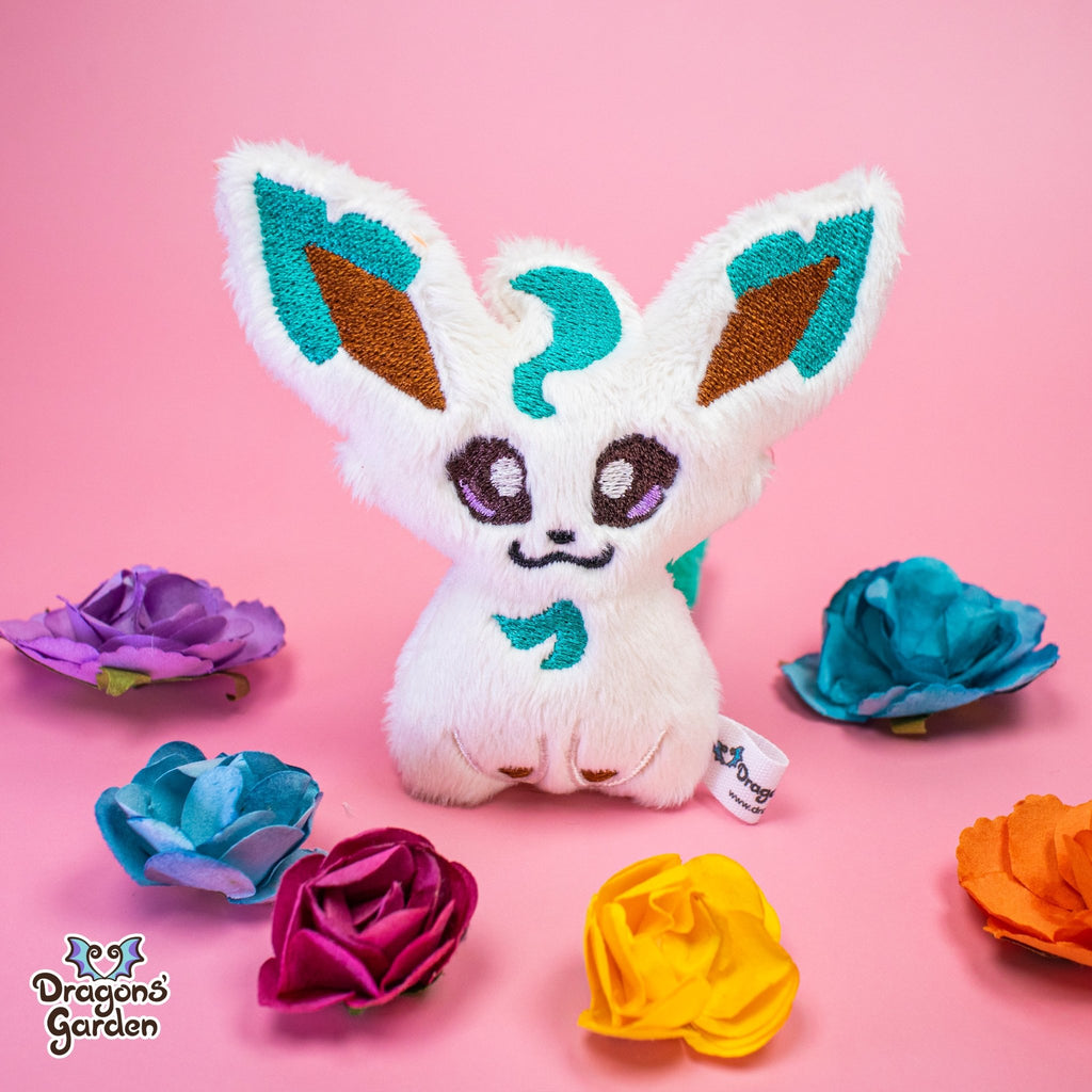 ITH Leafeon Blob Plushie Pattern - Dragons' Garden - Pattern 4x4