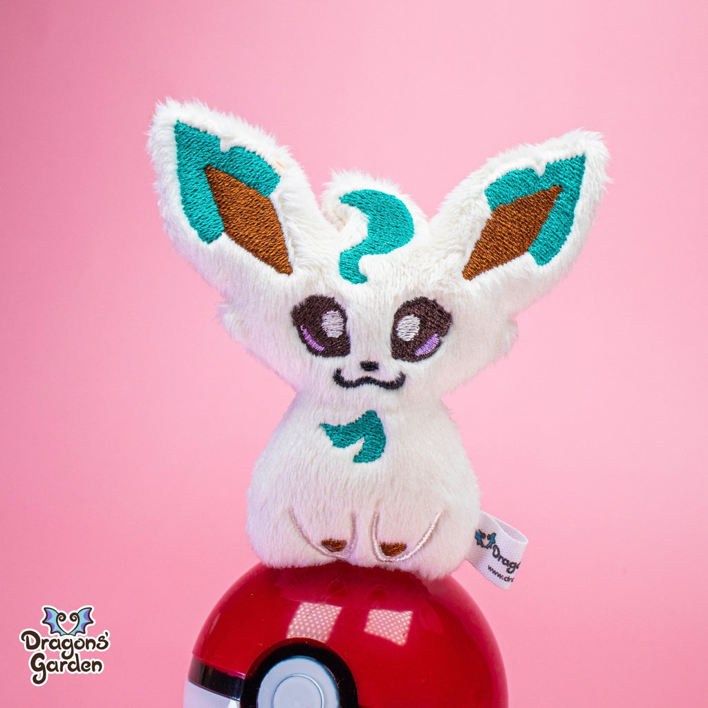 ITH Leafeon Blob Plushie Pattern - Dragons' Garden - Pattern 4x4