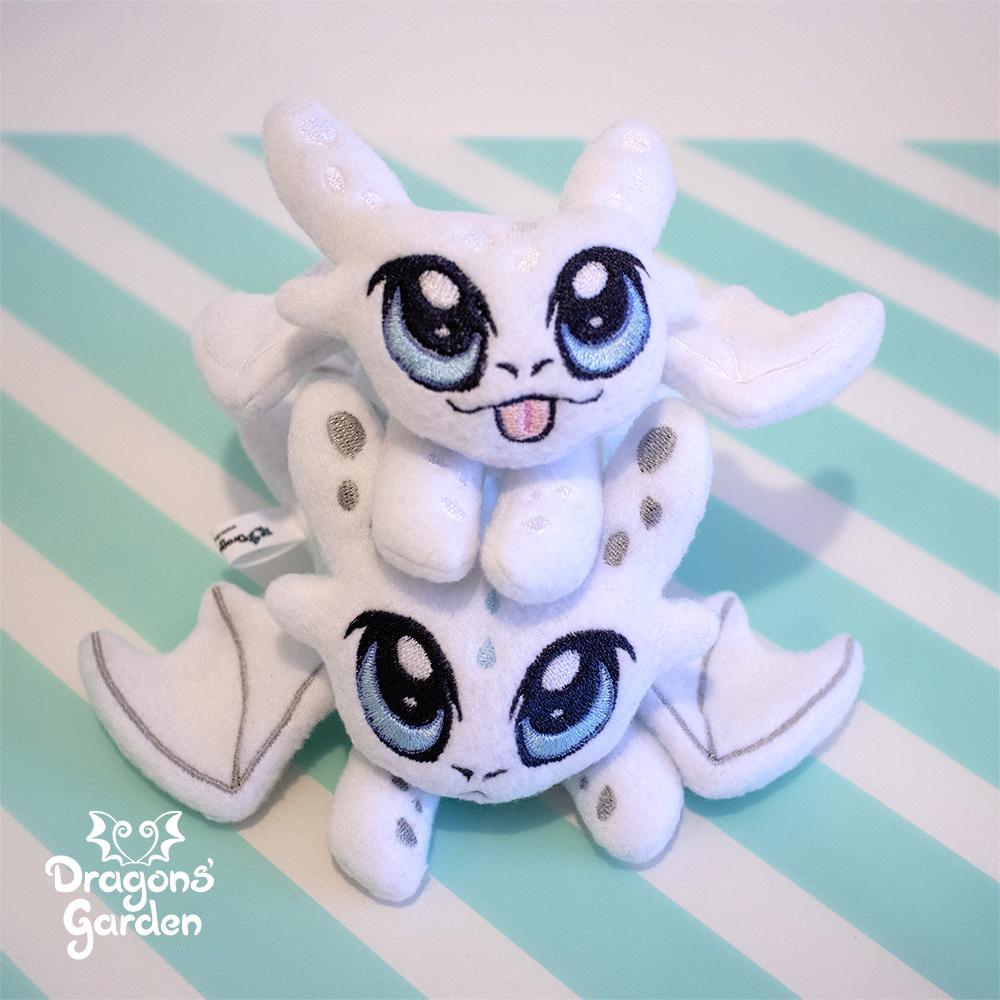 ITH Light & Night Fury Plush Embroidery Pattern - Dragons' Garden - Pattern 4x4