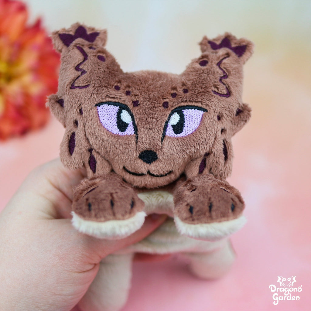 ITH Lynx Plushie Embroidery Pattern - Dragons' Garden - Pattern 4x4