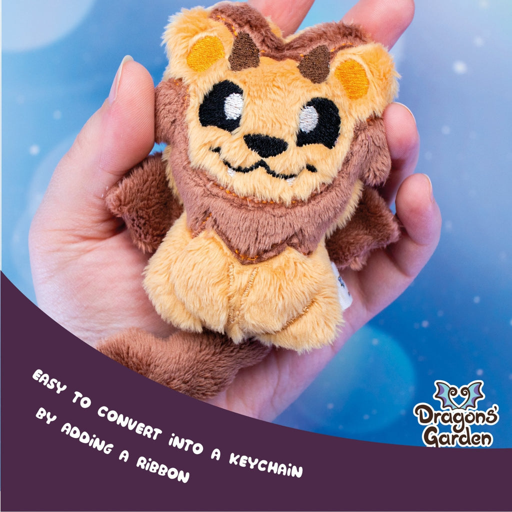 ITH Manticore Blob Plushie Pattern - Dragons' Garden - Pattern 4x4