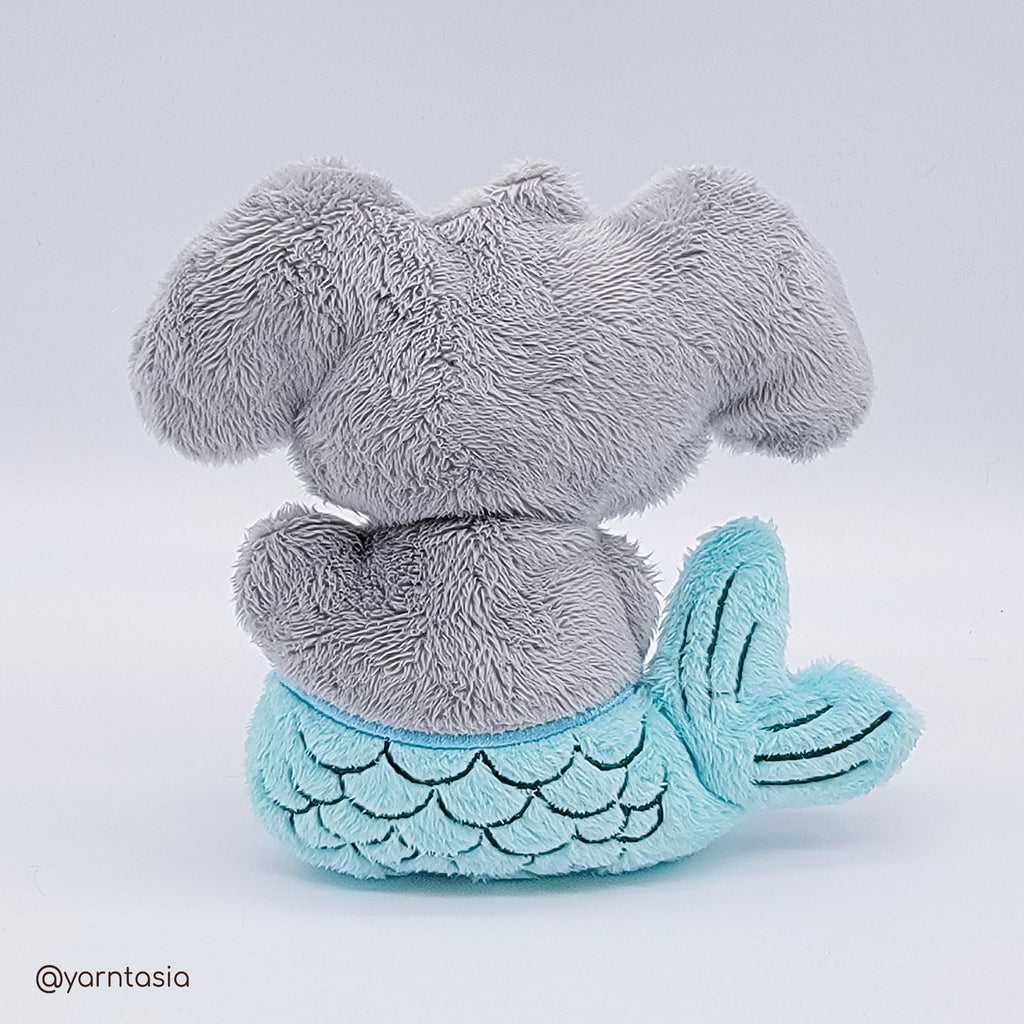 ITH Mermaid Puppy Plushie Embroidery Pattern | Double Sided - Dragons' Garden - Pattern 4x4