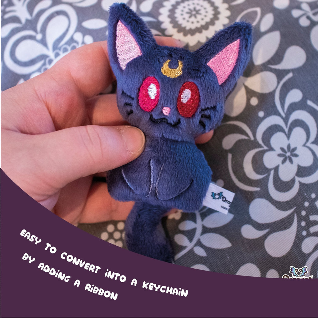 ITH Moon Kitty Blob Plushie Pattern - Dragons' Garden - Pattern 4x4