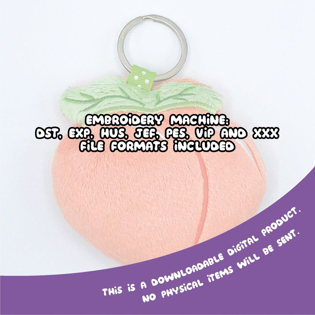 ITH Peach Charm Pattern - Dragons' Garden - Pattern 4x4