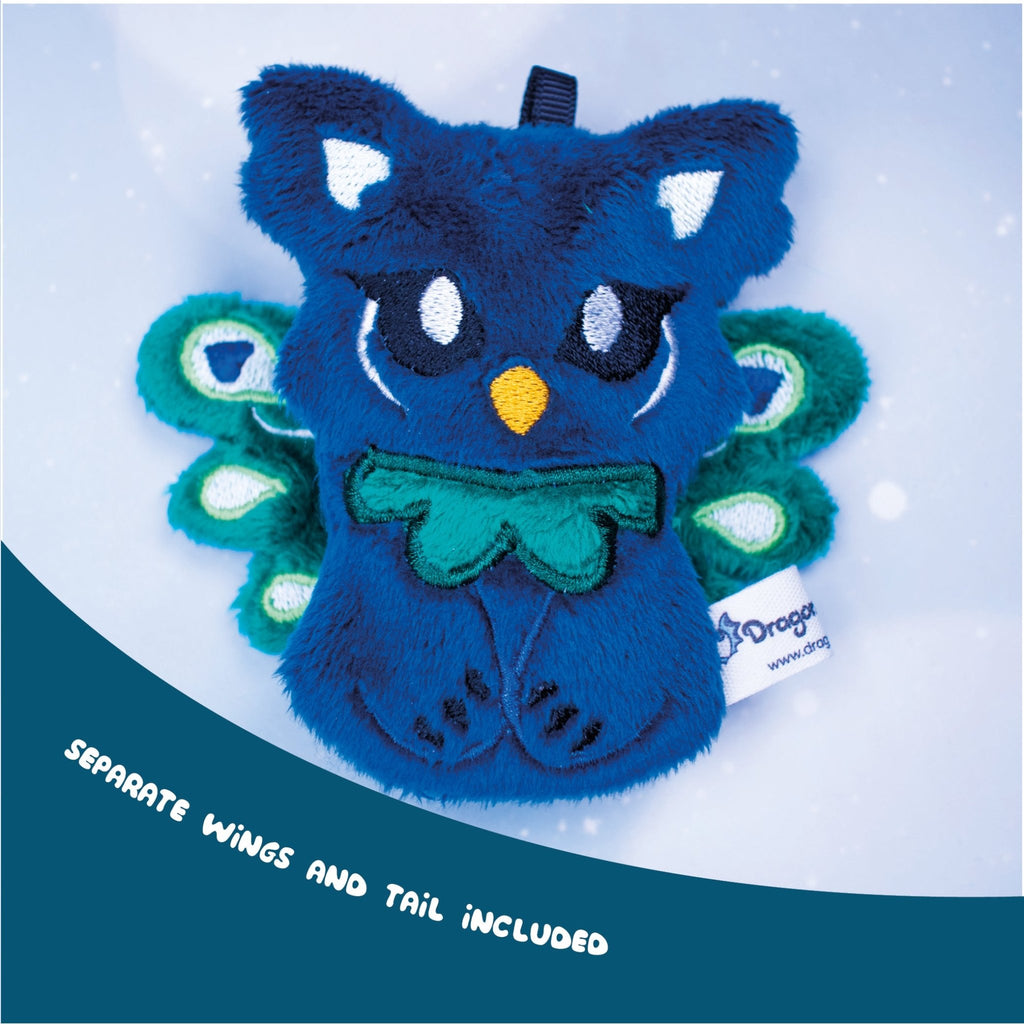 ITH Peacock Griffin Charm Plushie Pattern - Dragons' Garden - Pattern 4x4