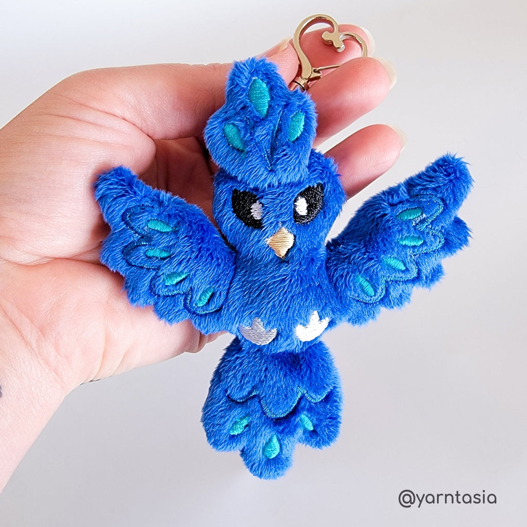 ITH Phoenix Charm Pattern - Dragons' Garden - Pattern 4x4