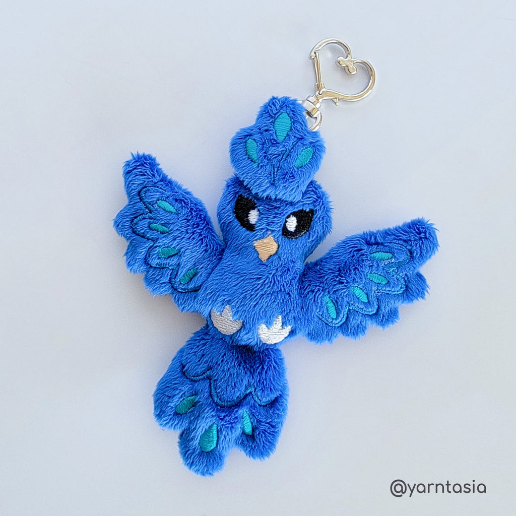 ITH Phoenix Charm Pattern - Dragons' Garden - Pattern 4x4