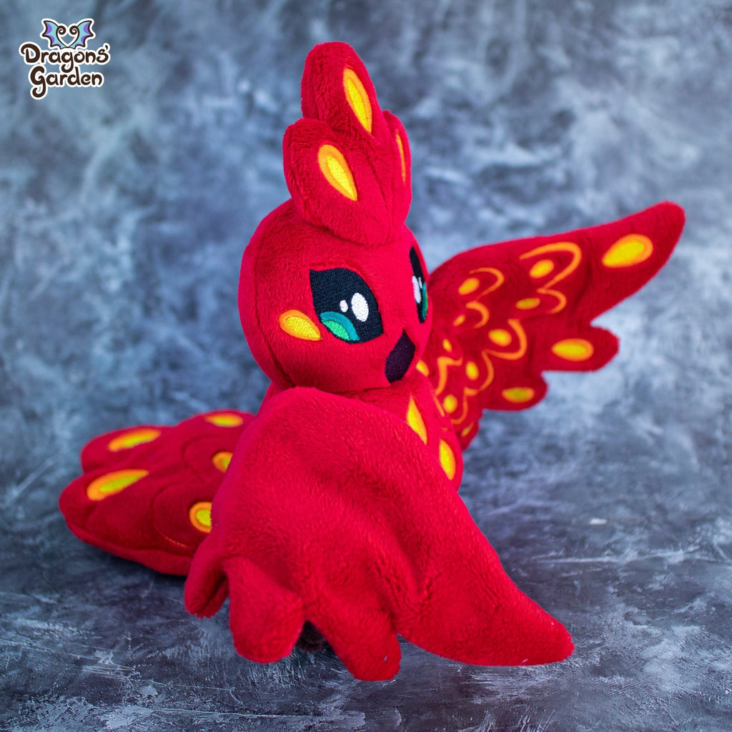 ITH Phoenix Plush Embroidery Pattern - Dragons' Garden - Pattern 4x4