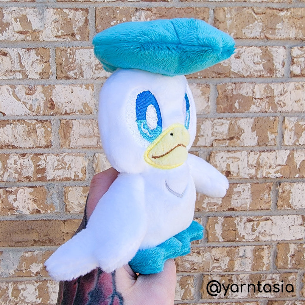 ITH Quaxly Pokemon Plushie Pattern - Dragons' Garden - Pattern 4x4