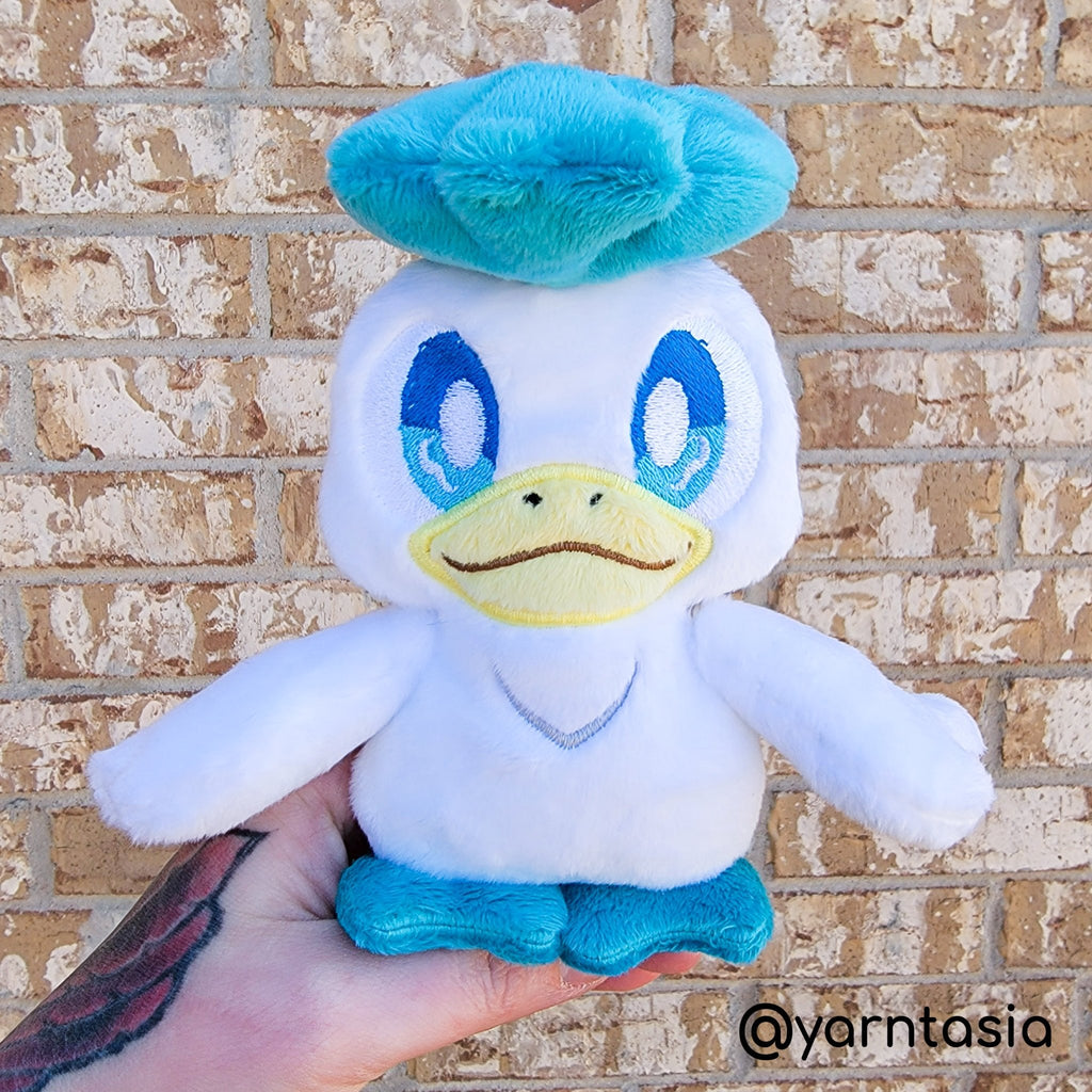 ITH Quaxly Pokemon Plushie Pattern - Dragons' Garden - Pattern 4x4