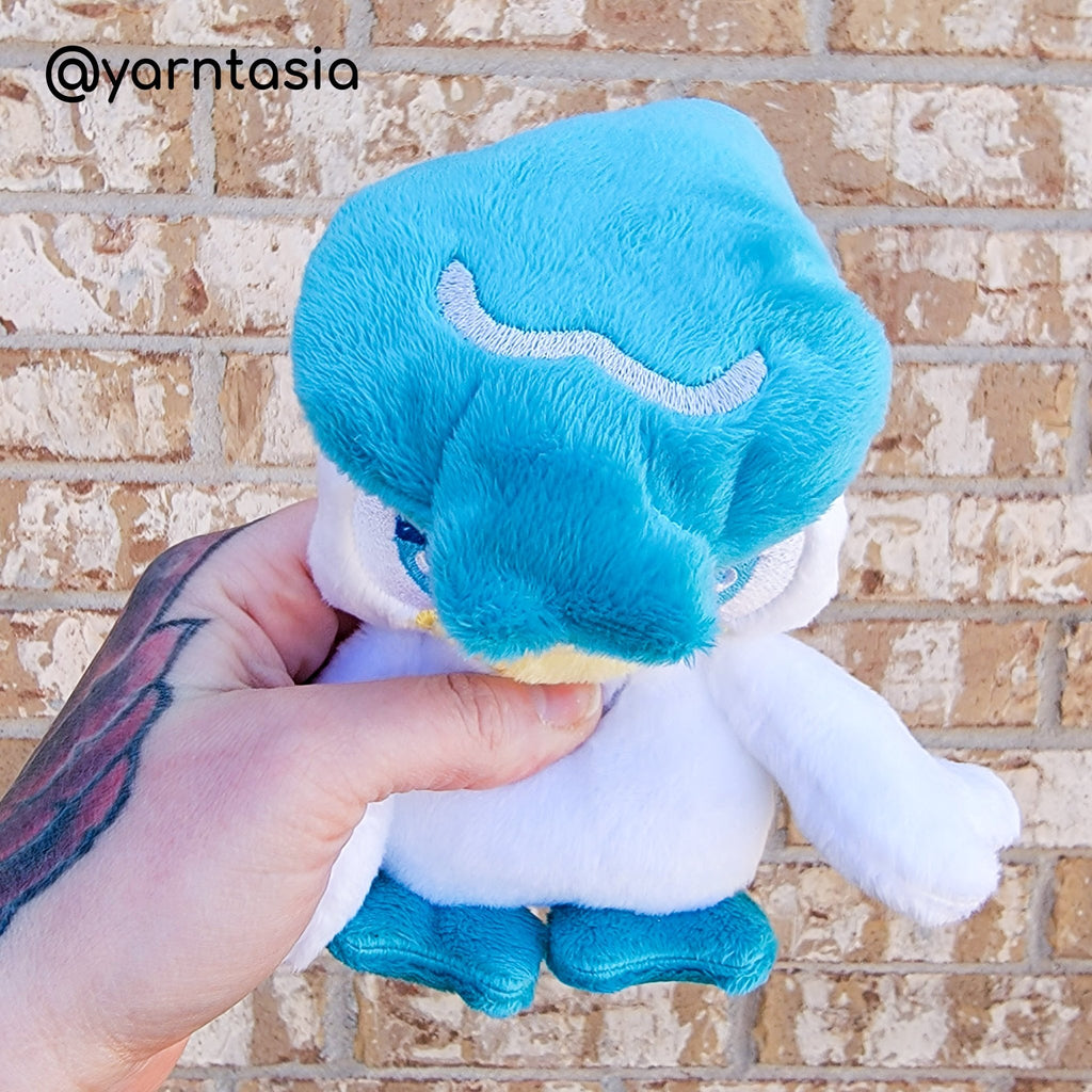 ITH Quaxly Pokemon Plushie Pattern - Dragons' Garden - Pattern 4x4