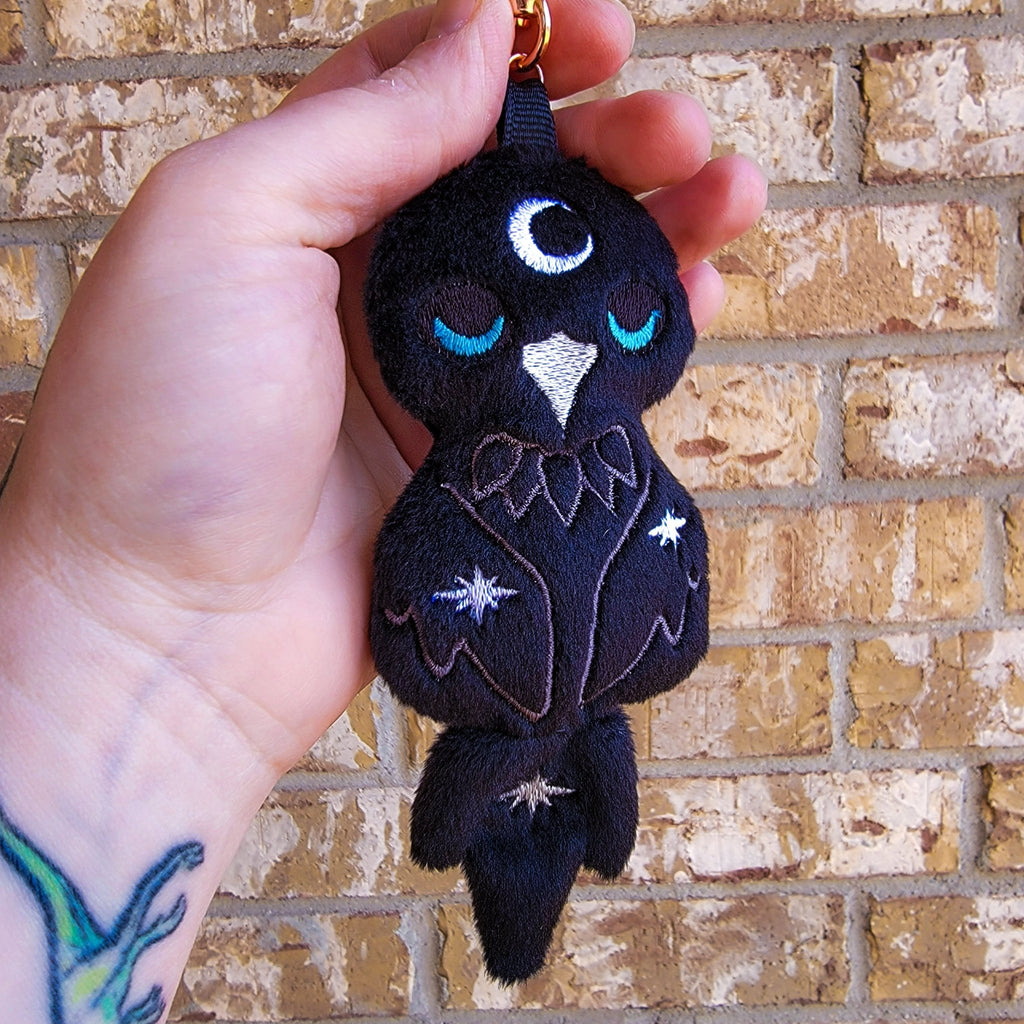 ITH Raven Charm Pattern - Dragons' Garden - Pattern 4x4