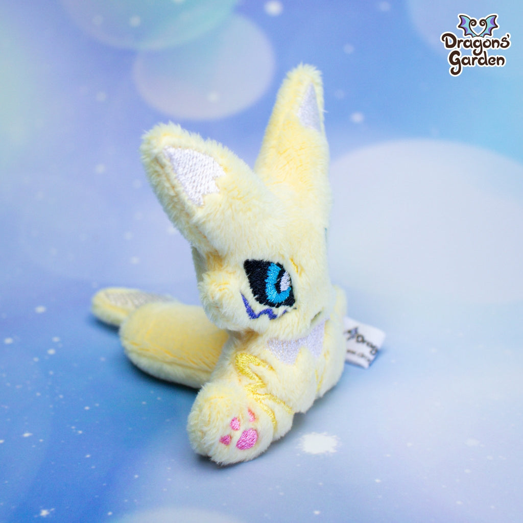 ITH Renamon Digimon Blob Plushie Pattern - Dragons' Garden - Pattern 4x4