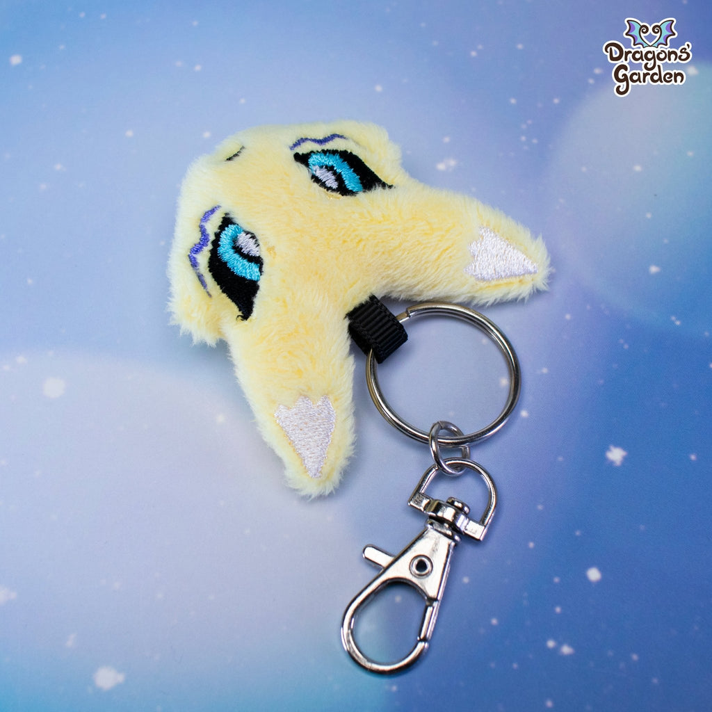 ITH Renamon Head Keychain Charm Pattern - Dragons' Garden - Pattern 4x4