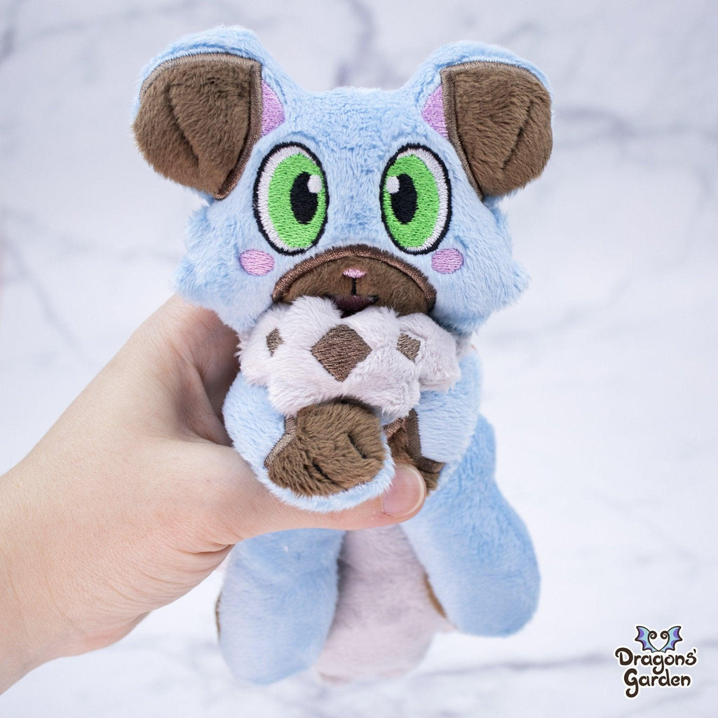 ITH Rockruff Pokemon Plushie Pattern - Dragons' Garden - Pattern 5x7