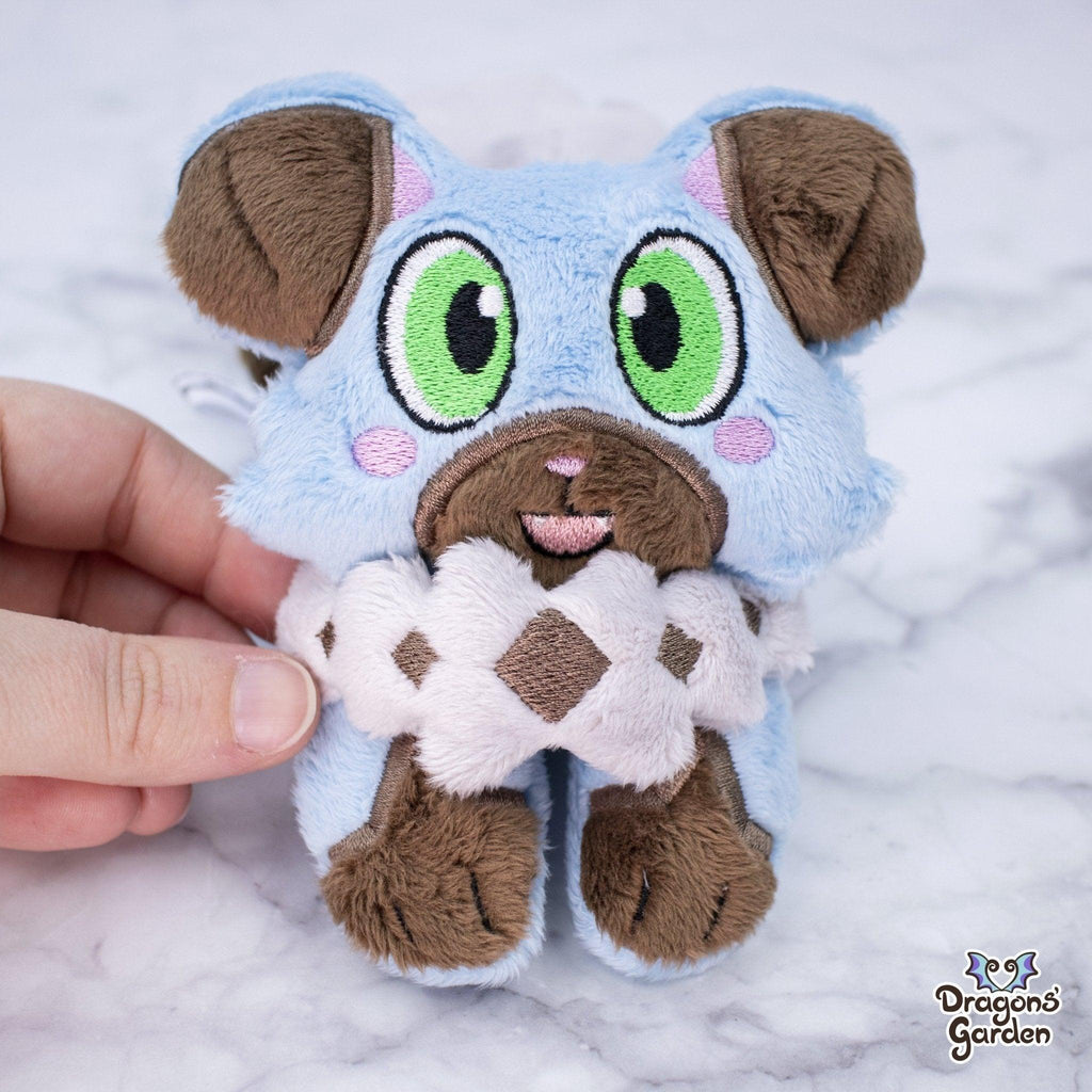 ITH Rockruff Pokemon Plushie Pattern - Dragons' Garden - Pattern 5x7