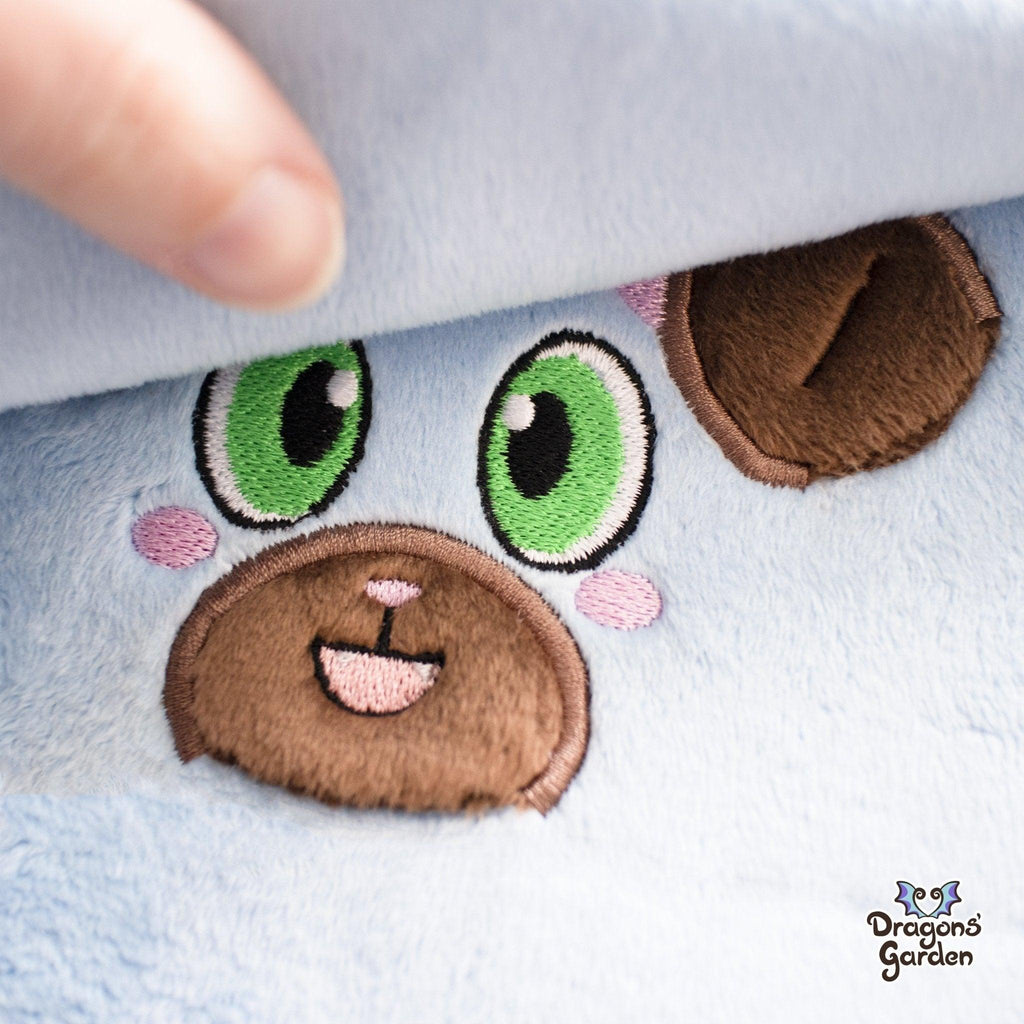 ITH Rockruff Pokemon Plushie Pattern - Dragons' Garden - Pattern 5x7