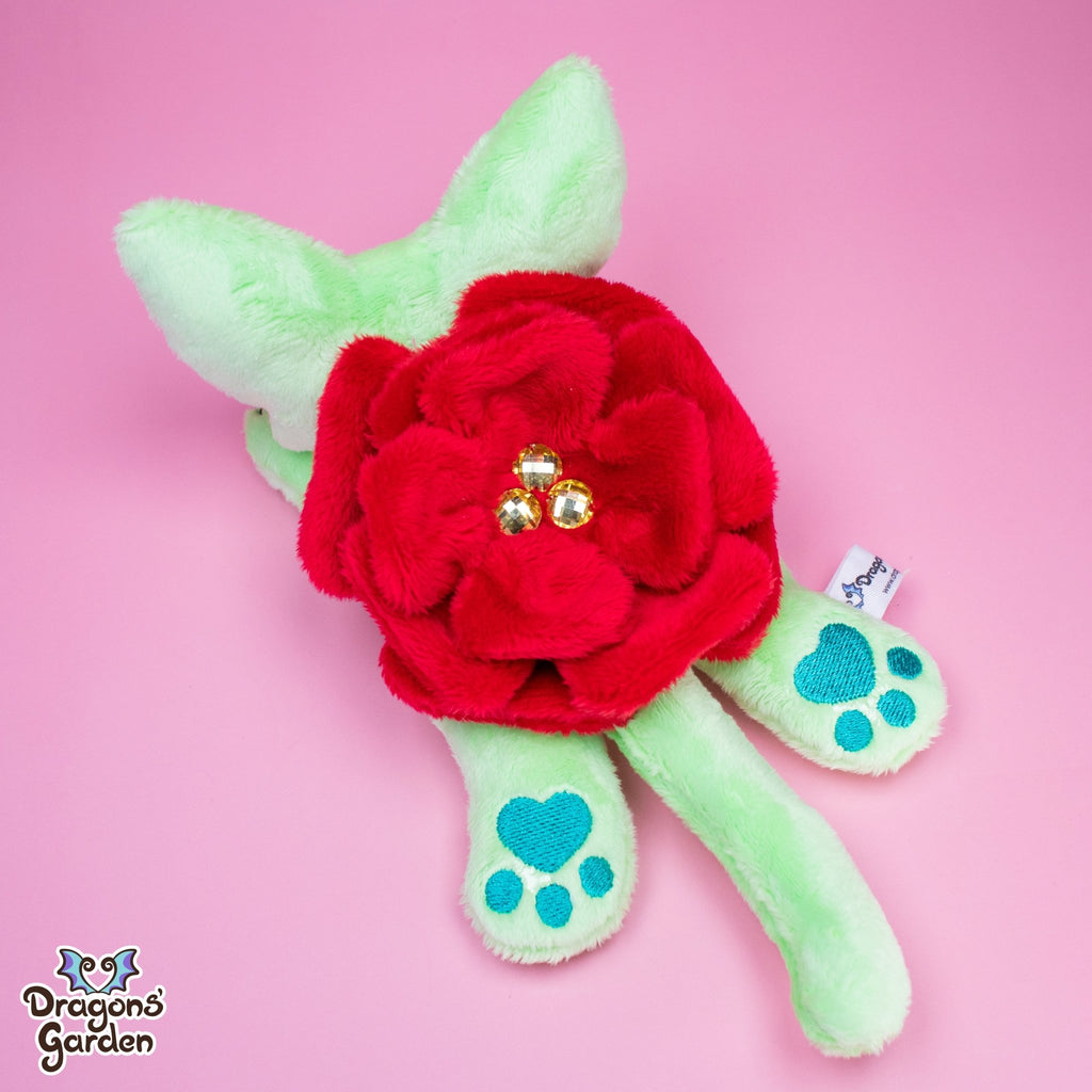 ITH Rose Kitty Plushie Embroidery Pattern - Dragons' Garden - Pattern 4x4