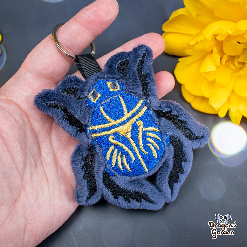 ITH Scarab Beetle Charm Plushie Pattern - Dragons' Garden - Pattern 4x4