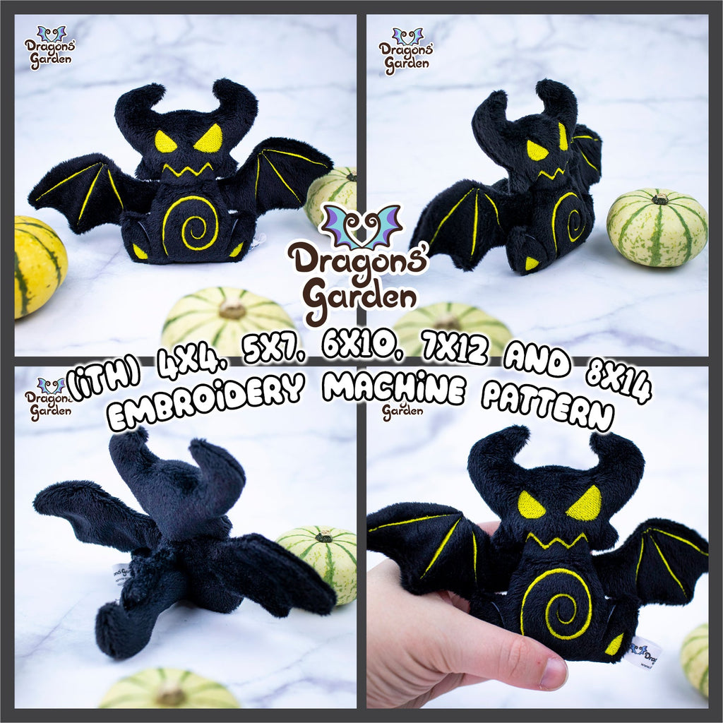 Simple Imp Plush Pattern ITH Scary Imp Plush Embroidery Pattern - Dragons' Garden