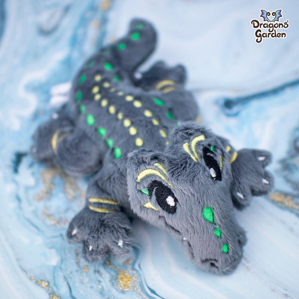 ITH Sobek Egyptian Crocodile Plush Embroidery Pattern - Dragons' Garden - Pattern 4x4