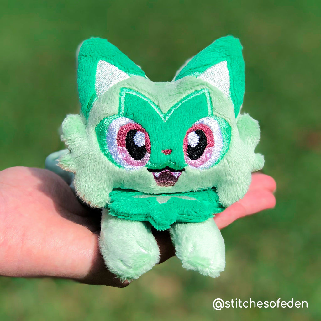 ITH Springatito Pokemon Plushie Pattern - Dragons' Garden - Pattern 4x4