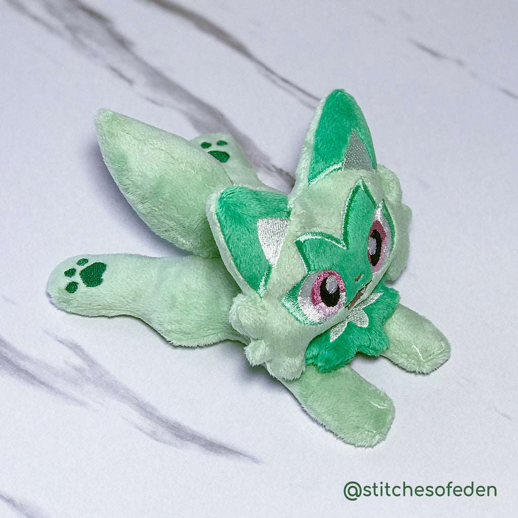 ITH Springatito Pokemon Plushie Pattern - Dragons' Garden - Pattern 4x4