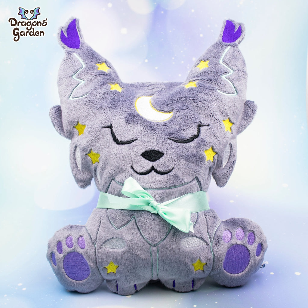 ITH Starry Lynx Pillow Plush Embroidery Pattern - Dragons' Garden - Pattern 5x7